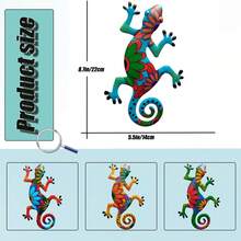 Home Decor Wall Hanging Beautiful Gecko Wall Decor - Gecko 4PC - View 4