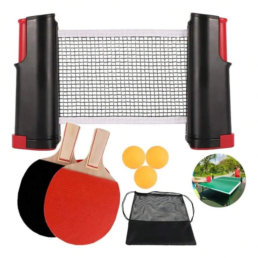 Table Tennis Set - Black - View 1