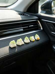 Summer Mini Bamboo Shoot Car Dashboard Ornament, Healing Style Cute Car Interior Console Decor Accessory - Bamboo Shoots - View 2