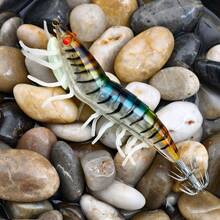 ANFS 1pc 3D Hybrid Shrimp Glow-In-The-Dark Squid Jig Fishing Lure Umpan Pancing Sotong - Multicolor - View 16