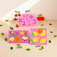 Realistic Fruit Cherry Lemon Orange Plaster Candle Silicone Mold - Artificial Fruit - View 1
