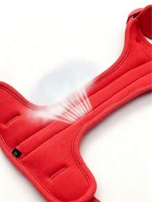 Lightweight Dog Harness: Adjustable, Durable 360-Degree Breathable Mesh Pet Vest Harness With Soft Padded Lining, No-Pull Dog Chest Strap, Adjustable Soft Pad, Dog Vest, Breathable Mesh Pad, Macaron Color Pet Dog Leash, Dog Collar, Traction Rope, Vest-Style Chest Strap Harness, Suitable For Small, Medium, Large Dogs - Red - View 6