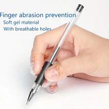 50pcs/Pack Soft Silicone Anti-Friction Elastic Breathable Toe And Finger Protectors - Clear - View 9