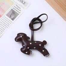 JRESSIAL Free Lamb Leather Bag Charm Car Keychain Clothing Accessory Decorative Ornament - Multicolor - View 5