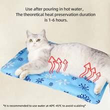 1pc Autumn/Winter Pet Hot Water Pad, Reusable Hot Water Mat, Dog Hot Water Bag, Cat Warm Pad, Pet-Specific Hot Water Pad, Pet Warm Bag, Pet Bed Warm Bag, No Power Required Pet Warm Pad, Cat Heating Pad, Pet Autumn/Winter Heating Gadget, Pet Warm Water Mat, Autumn/Winter Pet Sleeping Mat, Dog Cage Mat, Pet Supplies, Dog Supplies, Suitable For All Cats And Dogs (Recommended 40°C-45°C Warm Water, Avoid Burns) - Multicolor - View 7