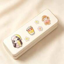 Large‑Capacity Cute DIY Cartoon Pencil Case - Multi-color - View 4