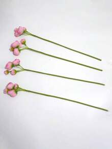 Realistic Artificial Peony Flower Home Indoor Decor Wedding Photography Prop Bouquet - Multicolor - View 14