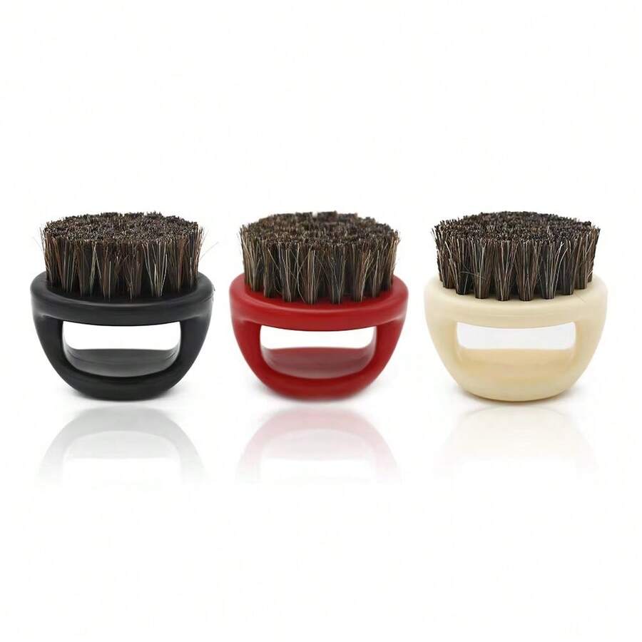 Nasin Boar Bristle Beard Brush With Handle & Pocket Mustache Comb, Beard Grooming Kit For Styling, Shaping & Smoothing Facial Hair - Beard Comb - View 1