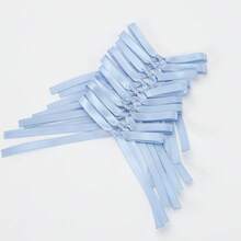20pcs Ribbon Bows Flowers For Gift Wrapping, Cake Decor, Handmade Sewing Accessories Bows, DIY Jewelry Hair Accessories Valentine's Day - Dusty Blue - View 7