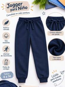 Tween Boys Pants - Navy Blue - View 5