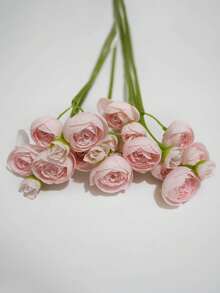 Realistic Artificial Peony Flower Home Indoor Decor Wedding Photography Prop Bouquet - Multicolor - View 10