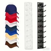 1pc Wall-Mounted Multi-Layer Hat Rack, Hat Storage Organizer, Suitable For Baseball Caps And Various Hats, Space-Saving Vertical Storage Rack, Suitable For Closet Doors And Bedrooms, Hat Hanging Organizer - Multicolor - View 2