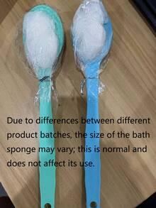 Extra Long Handle Exfoliating Brush, Suitable For Back Scrubbing, Bath Brush, Soft Bristles, Non-Slip Handle, Suitable For Hard-To-Reach Areas, Feet And Shoulders, Suitable For Home Bathroom SPA - Multicolor - View 6