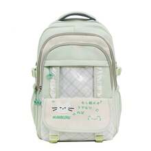 New Cute Cat Pattern Large Capacity Fashion Versatile Backpack Suitable For Multiple Occasions Back To School - Multicolor - View 6