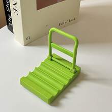 1pc Novel Stair-Shaped Phone Stand, Detachable Armrest Desktop Phone Holder, Multi-Slot Adjustable Phone Stand, Suitable For Home, Dorm, Office - A - View 8