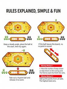 Children's Magnetic Curved Ball Magnetic Induction Chess Parent-Child Interactive Two-Player Competitive Board Game Toy - Multicolor - View 2