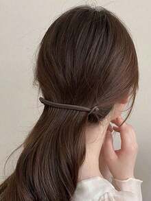 1/2 Stylish Fish-Shaped Banana High Ponytail Clip, Casual All-Season Hair Accessory, Multi-Purpose Hair Clip For Women's Daily Use. - Multicolor - View 2