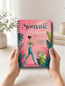 1pc English-Version Somatic Healing Journal Body Awareness And Emotional Wellness Notebook With Nervous System Check-Ins Grounding Practices Trigger Tracking Reflection Prompts And Daily Self-Care Notes - A5 - View 6