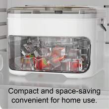 Portable Ice Maker With One-Touch Press Double Layer 50 Ice Cube Maker UK - A - View 6