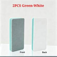 Double-Sided Magic Glass Cleaning Block, Bathroom Shower Mirror Car Window Stubborn Limescale & Water Stain Remover, Scratch-Free Cleaning Sponge Scrubber For Home Use - One Size - View 7