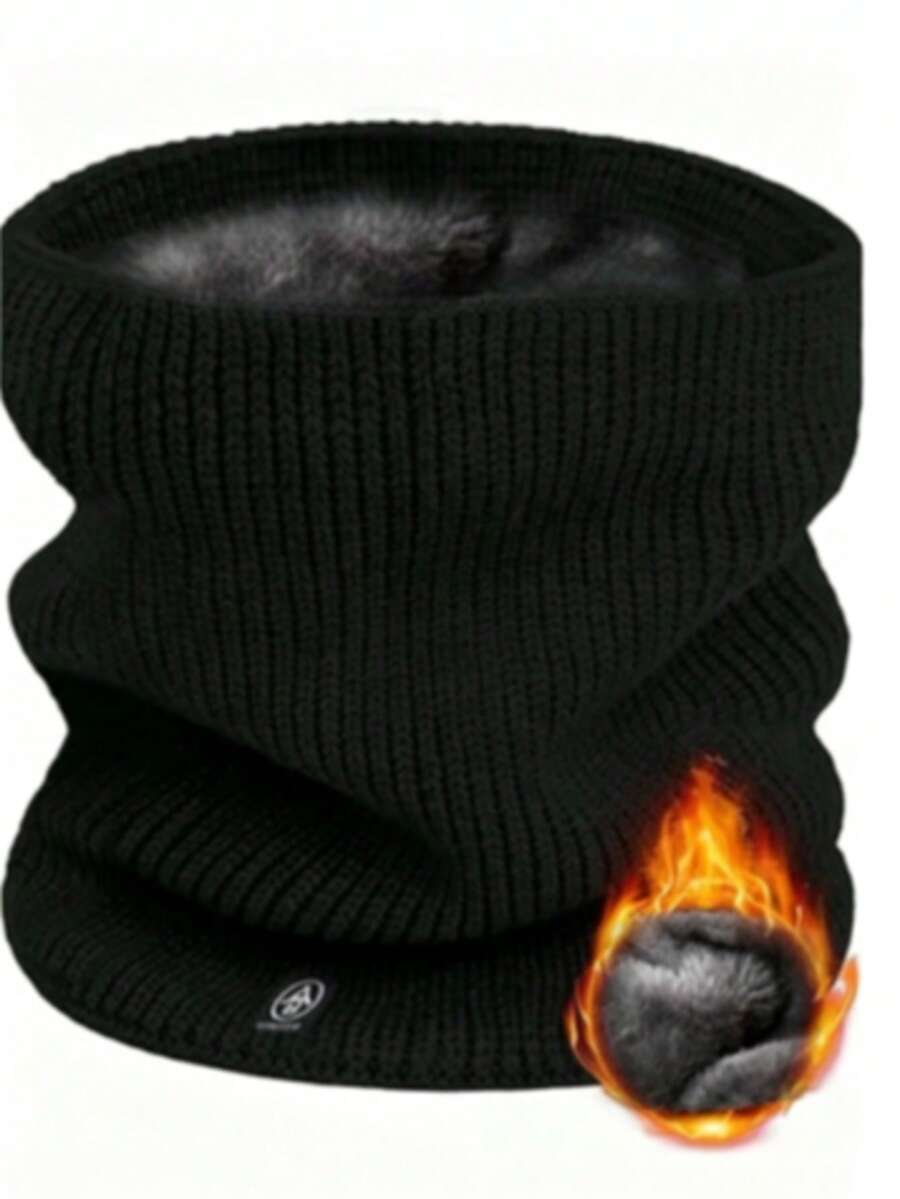 Unisex Winter Knitted Neck Warmer, Warm And Windproof, Ski Mask Scarf, Suitable For Cold Weather Outdoor Sports - Multicolor - View 1