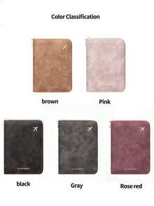 Cross-Border New Multi-Color Thickened PU Passport Cover Passport Holder Passport Sleeve Passport Bag Card Holder - Multicolor - View 10