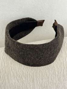 1pc Autumn/Winter Wide Knit Headband High Crown Hair Hoop Daily Wear Women's Hair Accessory - Multicolor - View 8