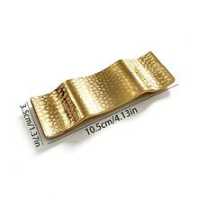 1/4pcs Wavy Chopstick Holder, Tableware Rack, Japanese Style Chopstick Holder, Knife Fork Spoon Holder, Stainless Steel Hammered Chopstick Holder, Table Decoration Photography Prop, Suitable For Hotels, Restaurants And Other Places, Reusable Tableware Accessory, Christmas Gift - View 17