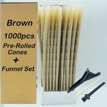 1000/200/100/50/30pcs/Set Large Pre-Rolled Cone Set | 110mm Slow Burning Multicolor Professional Pre-Rolled Cones Premium Packaging Tubes | For Smoking - Perfect Gift For Him - View 31
