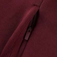 Adidas New Men's Outdoor Running Training Casual Windproof Woven Hooded Jacket - Burgundy - View 8