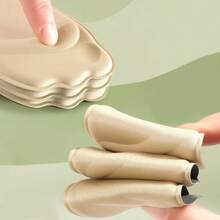 2pcs Comfortable Soft Foam Front Foot Pads, Suitable For Women's High Heels, Sandals, Black High Heels, Sneakers - Beige - View 3