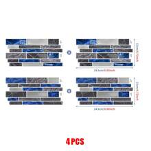 Realistic Stone Pattern On 3D Wall Panels, With A Three-Dimensional Texture Of 9.69 "* 4.72", Flexible Vinyl Tile Decals, And Self-Adhesive Interior Decoration For Kitchens, Bathrooms, And Corridors - B - View 32