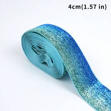 Pita Berkilau Biru Perak 5 Yard, Pita Natal untuk Hadiah, Dekorasi Pohon Natal, Pembungkus Kado - beraneka warna - View 9