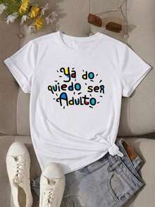 Plus Size T-Shirts - White - View 2