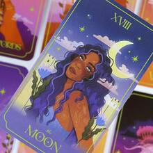 The Lovely Ladies Tarot Anniversary, Wedding, And Holiday Gifts Vibrant Illustrations, Beautiful Design - Orange - View 6