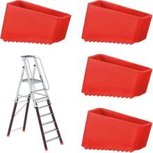 Ladder Foot Pads, Ladder Feet Caps, Rubber Ladder Foot Covers, Suitable For Aluminum Alloy Ladders, Telescopic Ladders, A-Frame Ladders, Select Based On Tube Outer Diameter, Sleeve Size 20*50mm - C(20*50mm) - View 3