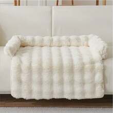 Imitation Rabbit Fur Bubble Cat Dog Bed, Thickened Pet Mat, For Small Medium Dogs - Multicolor - View 7