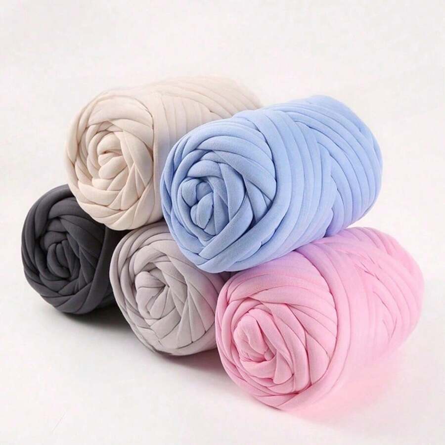 CHEONET Chunky Yarn, Super Thick Super Fluffy Yarn, Knitting Roving, Spinning, Suitable For DIY Blanket, Rug, Pillow Making