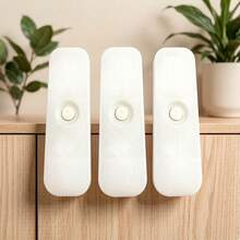 VOLACI Set 3 buah Lampu Sensor LED Dinding, Bentuk Persegi Panjang, Cahaya Hangat/Putih, Sensor Gerak Cerdas, Penerangan Rumah, Dapat Diisi Ulang USB, Pemasangan Mudah dengan Gantungan Magnetik, Cocok untuk Dapur, Lemari Penyimpanan, Tangga, Rak Lorong, Penggunaan di Rumah dan Kantor - Lampu Kabinet - View 13