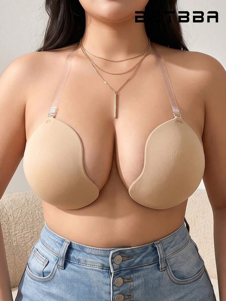 Women's Halter Neck Mango Bra, Invisible Breathable Bra, Halter Neck Doesn't Fall Off - Multicolor - View 1