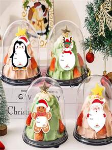 60/120/180pcs Christmas Gift Tag Stickers, 6 Assorted Merry Christmas To From Labels, Self-Adhesive Holiday Gift Wrapping Stickers For Presents, Gift Boxes, Bags, And Packages - A - View 8