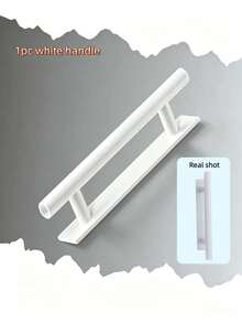 1pc Drill-Free Self-Adhesive Drawer Door Handle, Suitable For Furniture Cabinet Doors, Kitchen Cabinet Doors And Drawers. Can Be Used For Various Cabinets/Drawers/Storage Units. - Multicolor - View 16
