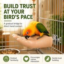 Realistic Hand-Shaped Parrot Perch, Anti-Slip Hand-Shaped Bird Cage Perch, Fun Realistic Hand Parrot Stand, Universal Bird Perch, Realistic Hand-Shaped Parrot Perch, Suitable For All Types Of Parrots - View 3