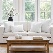 1pc White Pillow Insert, Pillow Inner, Cushion Core, High Quality Throw Pillow Insert, DIY Doodleable, Suitable For Sofa, Living Room, Bed Pillow Insert, Bedroom Pillow Core, Chair Support Cushion Insert - White - View 6