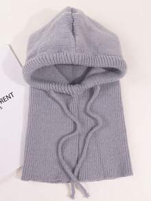 1 buah Balaclava Rajut dengan Tali Serut yang Dapat Diatur, Gaya Streetwear Keren, Fungsional, Kasual, dan Personal, Tekstur Rajut Bergaris Vertikal, Desain Bukaan Satu Sisi, Perlindungan Menyeluruh Terintegrasi untuk Kepala dan Leher, Tali Serut di Bagian Bawah untuk Penyesuaian Kekencangan, Cocok untuk Berbagai Lingkar Kepala, Efektif Menghalangi Angin Dingin, Cocok untuk Bersepeda di Luar Ruangan Musim Dingin, Ski, Pakaian Sehari-hari, Pesta Tema, Tampilan Rapi dan Menarik, Aksesori Penutup Kepala Hangat yang Praktis dan Terintegrasi - Beraneka warna - View 11