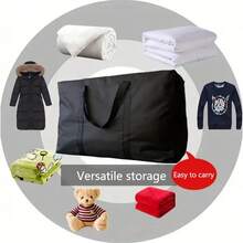Large Storage Bag, Travel Handbag, Heavy-Duty Activity Bag With Handle, Foldable Clothing, Bedding, Mobile And Camping Luggage Storage Area, Personalized Design, Fashionable And Elegant - View 6