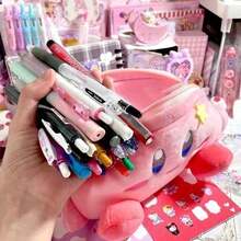 1pc Cartoon Style Large Capacity Pencil Case, Stationery Supplies, Perfect Choice For New Semester Back To School Gift And Stationery, Holiday Decoration Accessories, Halloween Gift (Random Style) - One Size - View 6