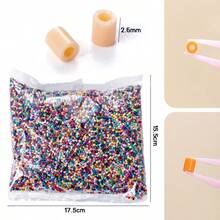 SMI Fine Set Of 30,000 2.6 Mm Mini Assorted-Color Fuse Beads(Random Colors),Adult Pixel Art DIY Puzzle,Handmade Pixel Art With Fuse Beads, - Multicolor - View 3