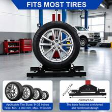Wheel Detailing Stand | 360 Rolling | Heavy Duty Steel Automotive Wheel Detailing Stand | for Tire Shine Application, Ceramic Coating Prep, Rim Cleaning - A - Übersicht 6