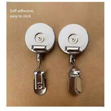 1pc Multi-Function Automatic Retractable Hook, Easy-Pull Towel Hanging Hook, No-Drill Home Essential - Multicolor - View 2